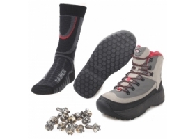 Zestaw Taimen GTR Wading Boots Set + skarpety Merino + wolframowe kolce