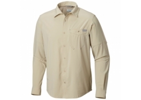 Columbia Triple Canyon Solid Long Sleeve Shirt Fossil 