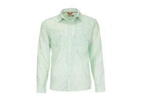 Koszula Simms Double Haul Shirt Lt.Green Texture Wave Print