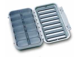C&F Design CF-3305N Large 5-Row Dry & Nymph Waterproof Fly Case with 12 Compartments