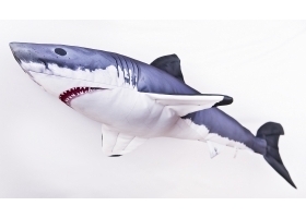 Maskotka-poduszka Rekin - Żarłacz Biały - Gigant