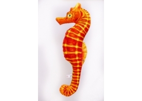 Konik morski pomarańczowy - poduszka - zabawka