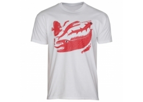 Taimen T-Shirt All Fish White