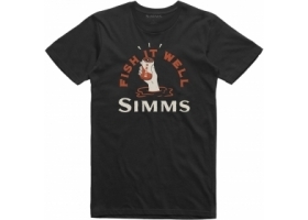 Simms Cheers Fish It Well T-shirt Black