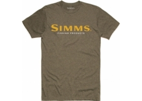 Simms Logo T-Shirt Olive Heather