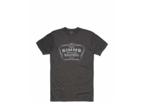 Simms Montana Style T-Shirt Charcoal