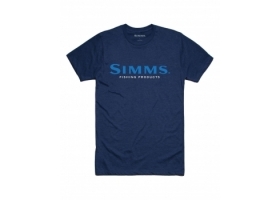 Simms Logo T-Shirt Dark Moon Heather