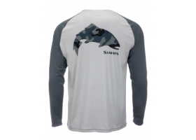 Simms Tech Tee Trout/Sterling/Storm