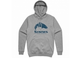 Simms Wood Trout Fill Hoody Grey Heather