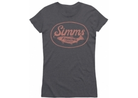 Simms Women's Trout Wander T-Shirt Charcoal Heather