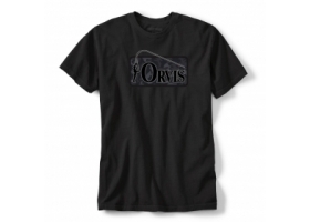 Orvis Bent Rod Badge Tee T-Shirt Black